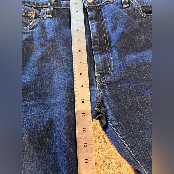 Levi’s 511 Premium Mens Jeans Tag Size 36x30 Measures 35x29 Dark Wash Blank Tag - Picture 12 of 16